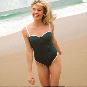 Albion MAILLOT ONE-PIECE, STEEL BLUE